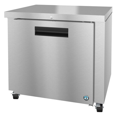 Hoshizaki Refrigerator, Single Section Undercounter, Stainless Door with Lock,  UR36B-01